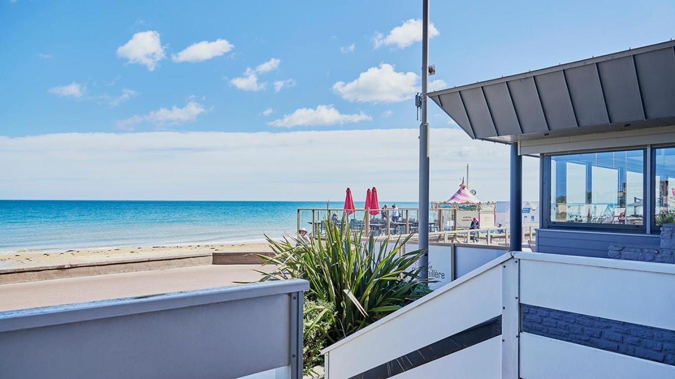 La Cremaillere Hotel-Restaurant Courseulles-sur-Mer Dış mekan fotoğraf